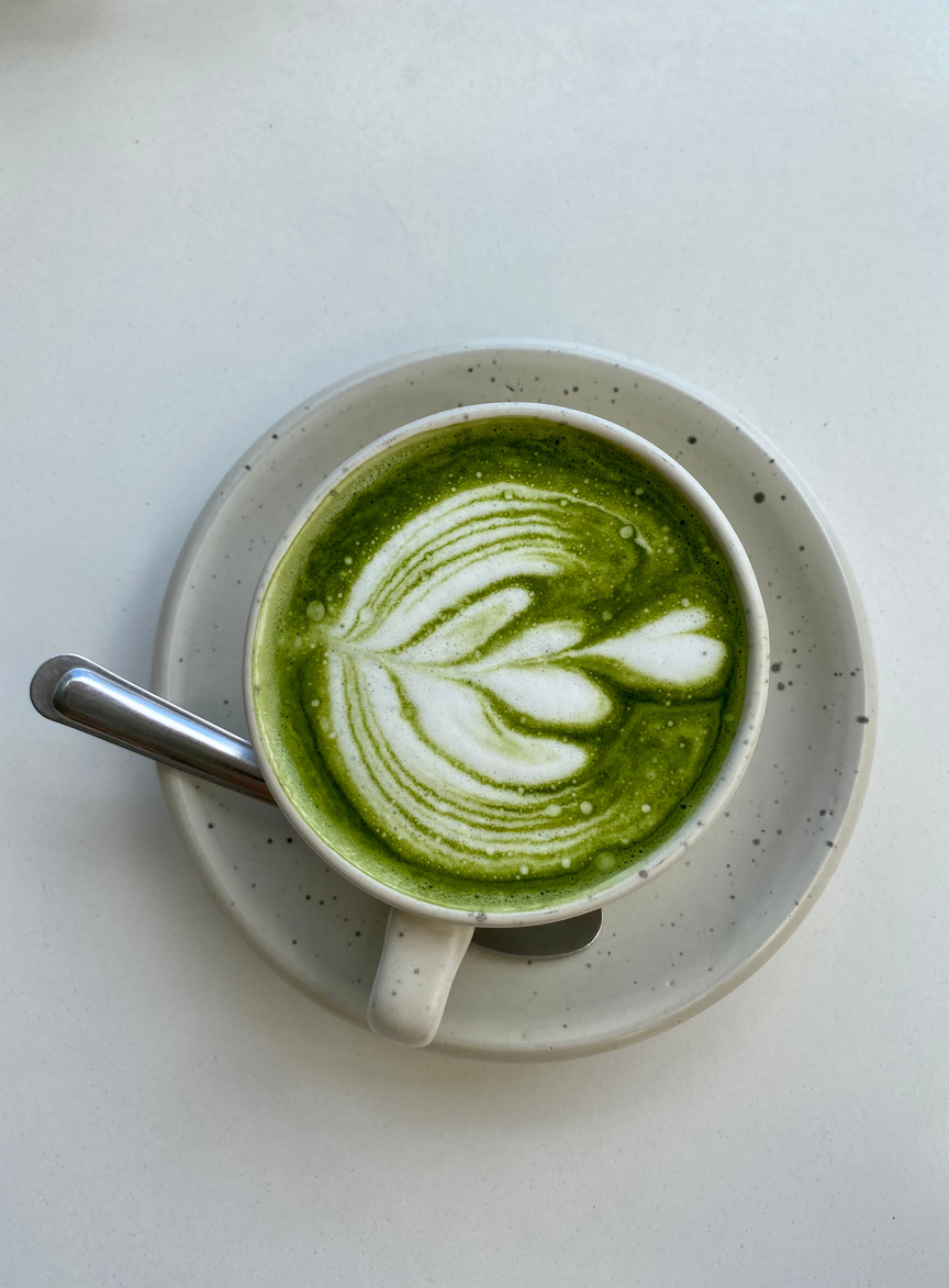 A Cup of Matcha Latte 